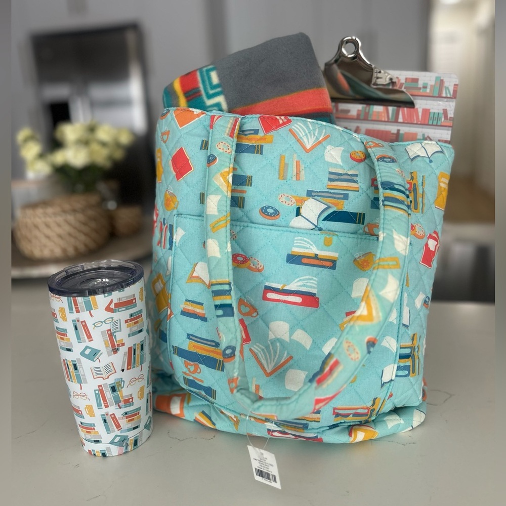 Back to School!! Teacher Tote Set: Tote, Blanket, Clipboard, and Tumbler Set